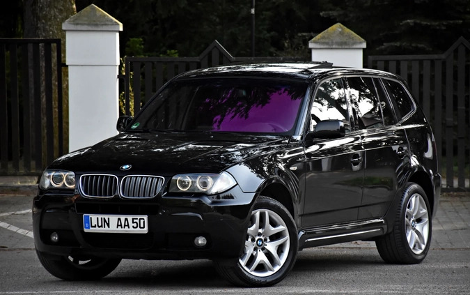 BMW X3 cena 31900 przebieg: 272541, rok produkcji 2007 z Pakość małe 781